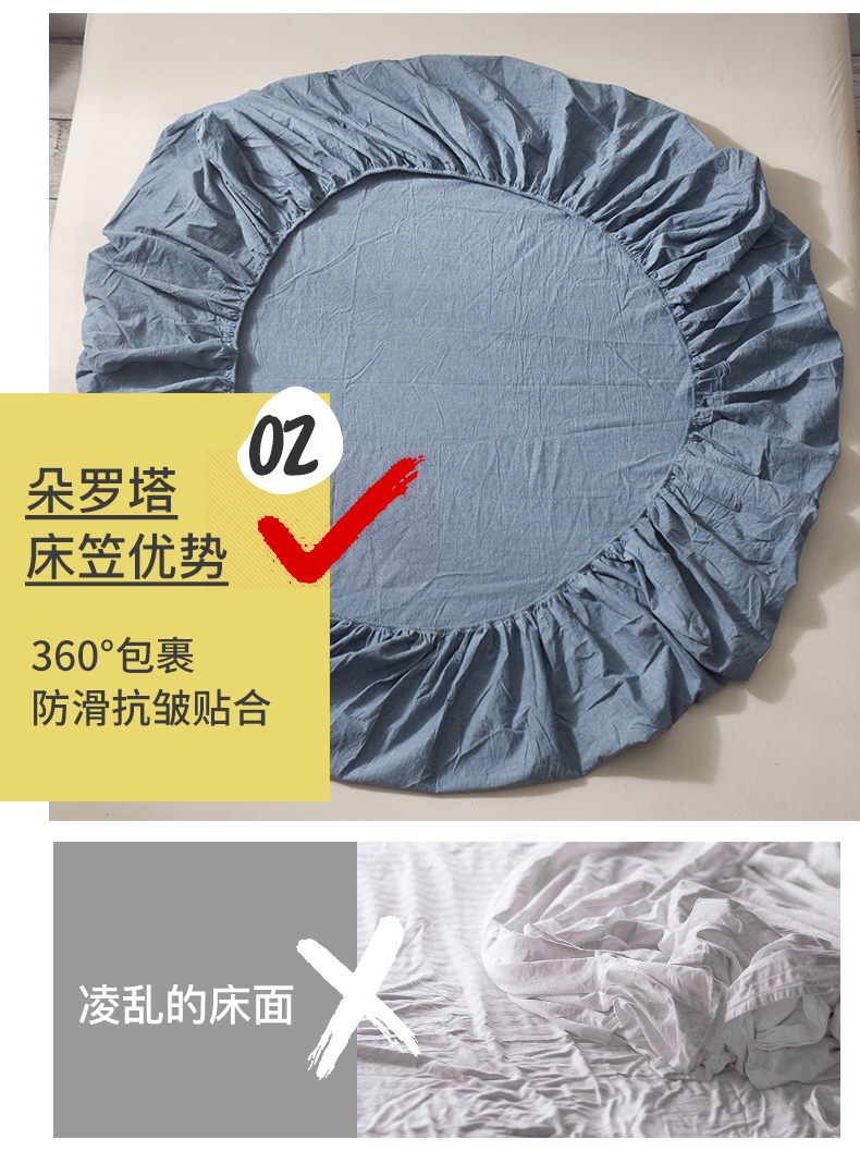 Khăn trải giường bằng vải cotton Khăn trải giường bằng vải bông đơn Ga phủ giường Everon