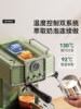 [15% National Subsidy] Petrus Pe3690 Retro Small Green Italian Coffee Machine for Home Use, Small Semi-Automatic