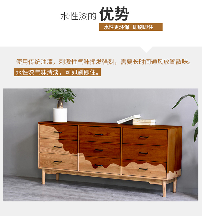 掘优水性漆木器漆旧家具翻新木质门改色白漆家用自刷木头清漆油漆商品详情图