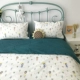 Bộ bốn mảnh cotton tươi và mật độ cao Pastoral cotton nguyên chất cho gia đình giường đơn và giường đôi cung cấp khăn trải giường ký túc xá sinh viên - Bộ đồ giường bốn mảnh