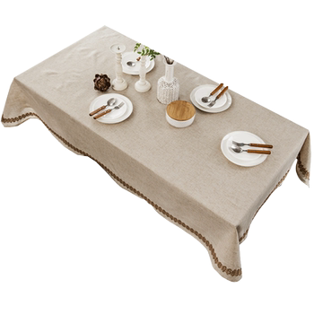 Retro wasabi style cotton and linen tablecloth tea tablecloth Retro wasabi style cotton and linen tablecloth tea tablecloth