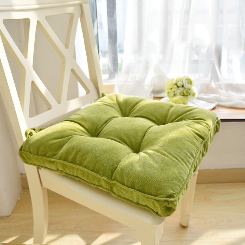 Thickened filled fabric cushion student chair cushion classroom office chair cushion stool floor cushion tatami