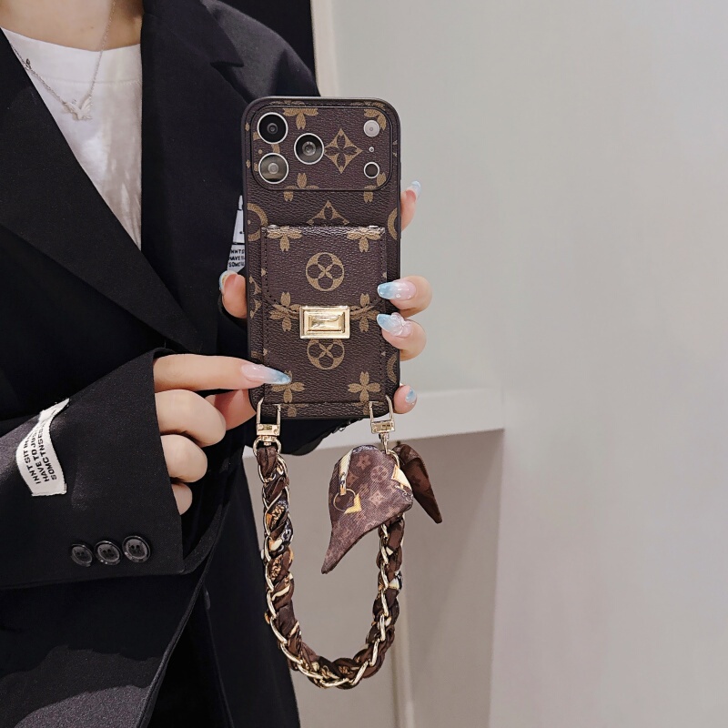 Suitable for Apple 17 Pro Max Phone Case, Huawei Pura 90 Pro Protective Cover, Oppo Honor Xiaomi Vivo Redmi Phone Case, Trendy Brand Crossbody Card-Insertion Women's Style with a High-End Feel Suitable for Apple 17 Pro Max Phone Case, Huawei Pura 90 Pro Protective Cover, Oppo Honor Xiaomi Vivo Redmi Phone Case, Trendy Brand Crossbody Card-Insertion Women's Style with a High-End Feel