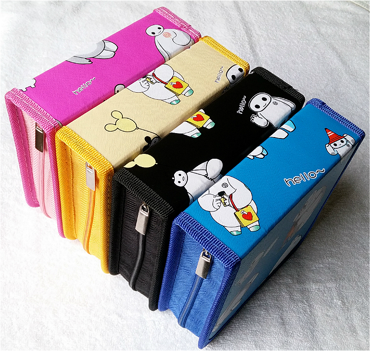 Car CD Pack Cartoon DVD Disc Pack Home Disc Storage Box Creative Iron Box Car Disc Disc Bag