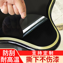 Furniture film dining table kitchen countertop coffee table marble solid wood table transparent protective film desktop sticker self-adhesive
