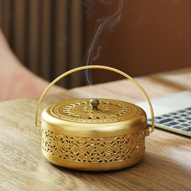 Portable mosquito incense stove fireproof domestic mosquito incense tray Tocreative mosquito incense frame Indoor outdoor mosquito incense box Chinese large number-Taobao