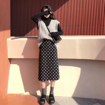 Early autumn womens clothing 2021 New knitted sweater jumpsuit small fragrance wind Net red two-piece set autumn and winter tide