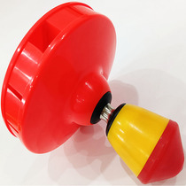 Bouncing rubber head 8-bearing golden whirlwind diabolo fixed dry 130 single head one-way eight-axis bell ringing exercise exercise for the elderly