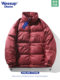 WASSUP DOZEN down jacket men's winter loose hooded simple versatile high street casual trendy cotton coat