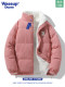 Wassup Dozen Trendy Corduroy down Jacket Men's Winter New Fleece-Lined Warm Lamb Wool Coat