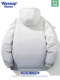 WASSUP DOZEN gradient hooded couple down jacket for men and women, new winter trendy brand thickened warm jacket