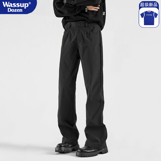 Wassup Doze Spring Waterproof Loose Fit Flared Casual Pants Men's Slim Fit Trousers with Draped Effect and Slimming Effect