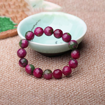 Pure natural A goods red and green treasure bracelet Men and women lovers hand string popular jade hand string jewelry gift good products