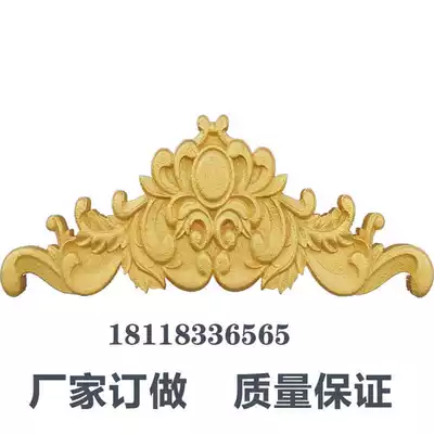 EPS foam relief European-style villa exterior wall decoration door head triangular mountain flower outdoor wall flower board carving