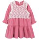 Girls' foreign style long-sleeved dress 2022 spring and autumn new Korean version baby princess skirt little girl net red skirt trend