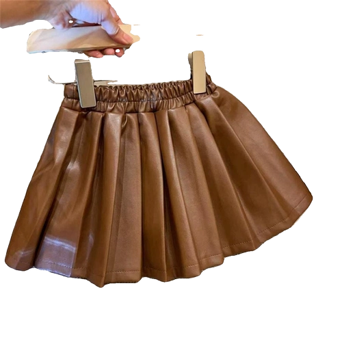 Детская флисовая полиуретановая зимняя удерживающая тепло юбка на девочку