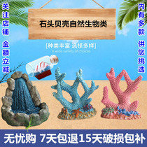 Psychological sand table welcomes inspection sand cake ornaments to decompress childrens toys static model stone shell natural creature