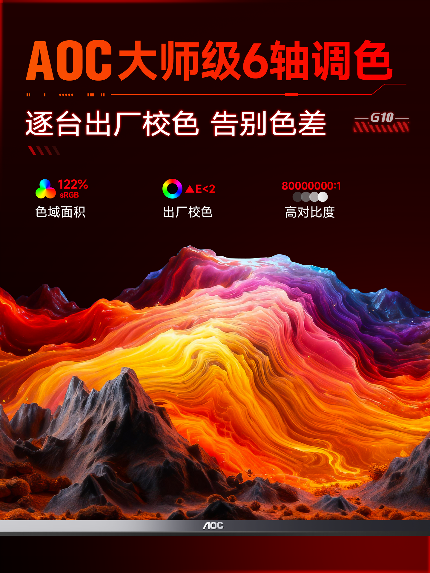 Aoc Monitor 24-Inch 1K Gaming 240Hz High Refresh Rate Desktop Computer 2K Screen 144 Laptop External 27