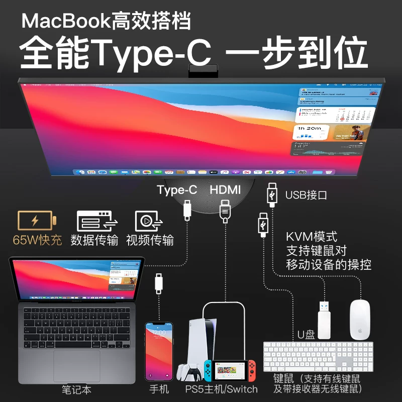 AOC Mac, apple, LCD display, laptop, design screen, 27 inch, 32