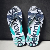 Summer flip-flops mens fashion wear 2021 new Korean version of the trend non-slip beach shoes personality outdoor cool slippers