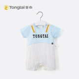 童泰 Летнее тонкое милое боди для раннего возраста подходит для мужчин и женщин для девочек, летняя одежда, короткий рукав