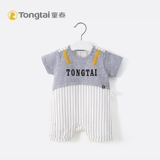 童泰 Летнее тонкое милое боди для раннего возраста подходит для мужчин и женщин для девочек, летняя одежда, короткий рукав