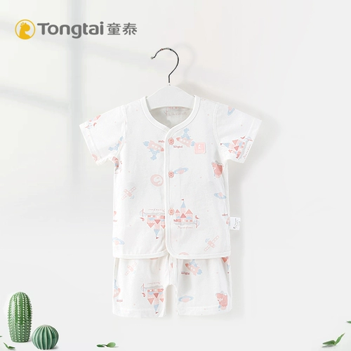 童泰 Хлопковый комплект для раннего возраста, комбинезон, штаны подходит для мужчин и женщин для девочек, шорты, короткий рукав