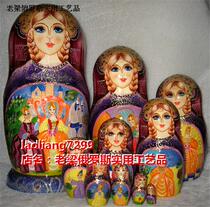 Z1 Imported matryoshka doll of Russian origin 10 layers of paint oil baby extra large warm a pure handmade