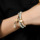 "Внутренний двор Наньчжу", Новый китайский стиль, Оригинальный экологический браслет Бодхи Синъюэ, обожженный древесным углем, Кошачий коготь Бодхи, Браслет из камня Шушань, женский mini 3