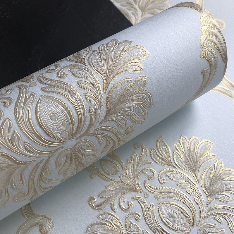 Self-adhesive non-woven wallpaper Nordic style bedroom living room TV background wallpaper household new self-paste