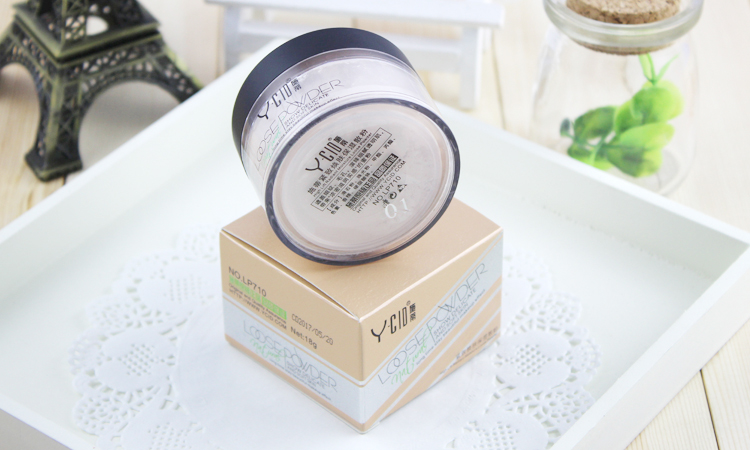Authentic dưỡng ẩm che lỗ chân lông kiểm soát dầu làm sáng màu da Trang điểm phấn ngọc trai lỏng lẻo với long lanh mờ các loại phấn phủ tốt
