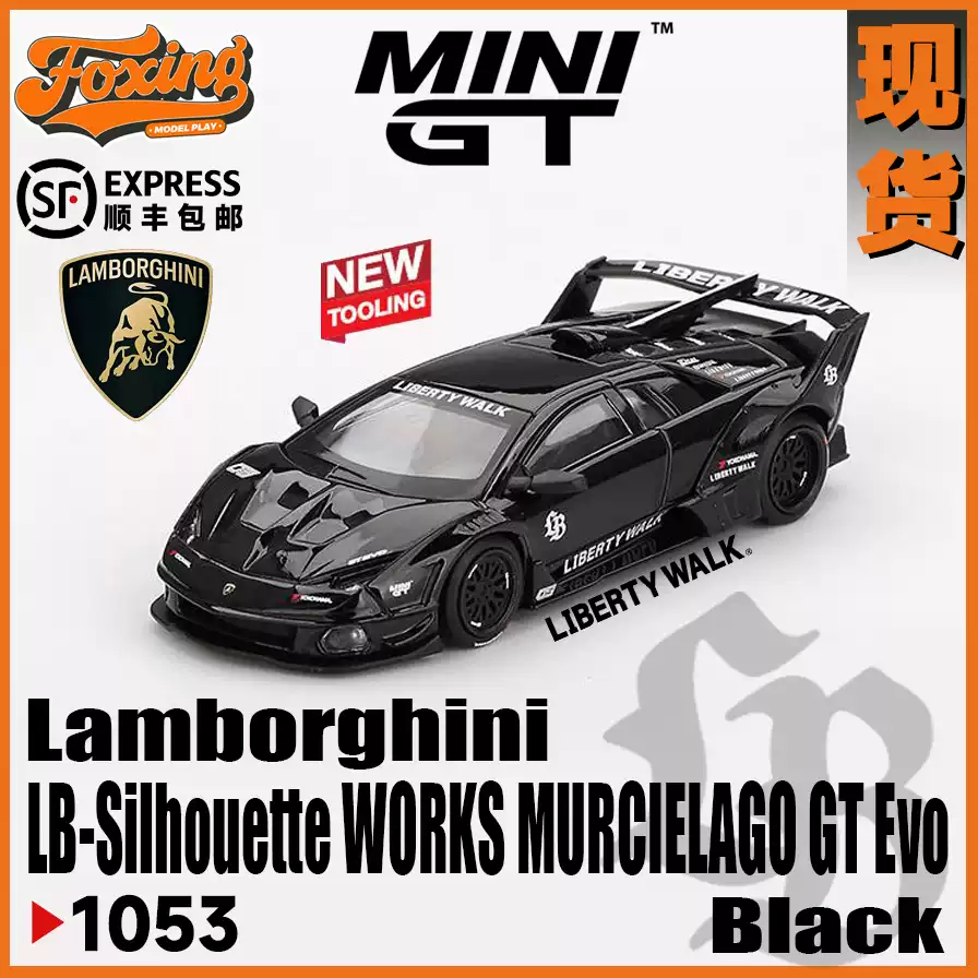 MINI GT 1:64 LB-Silhouette WORKS MURCIELAGO GT Evo Model Car | eBay
