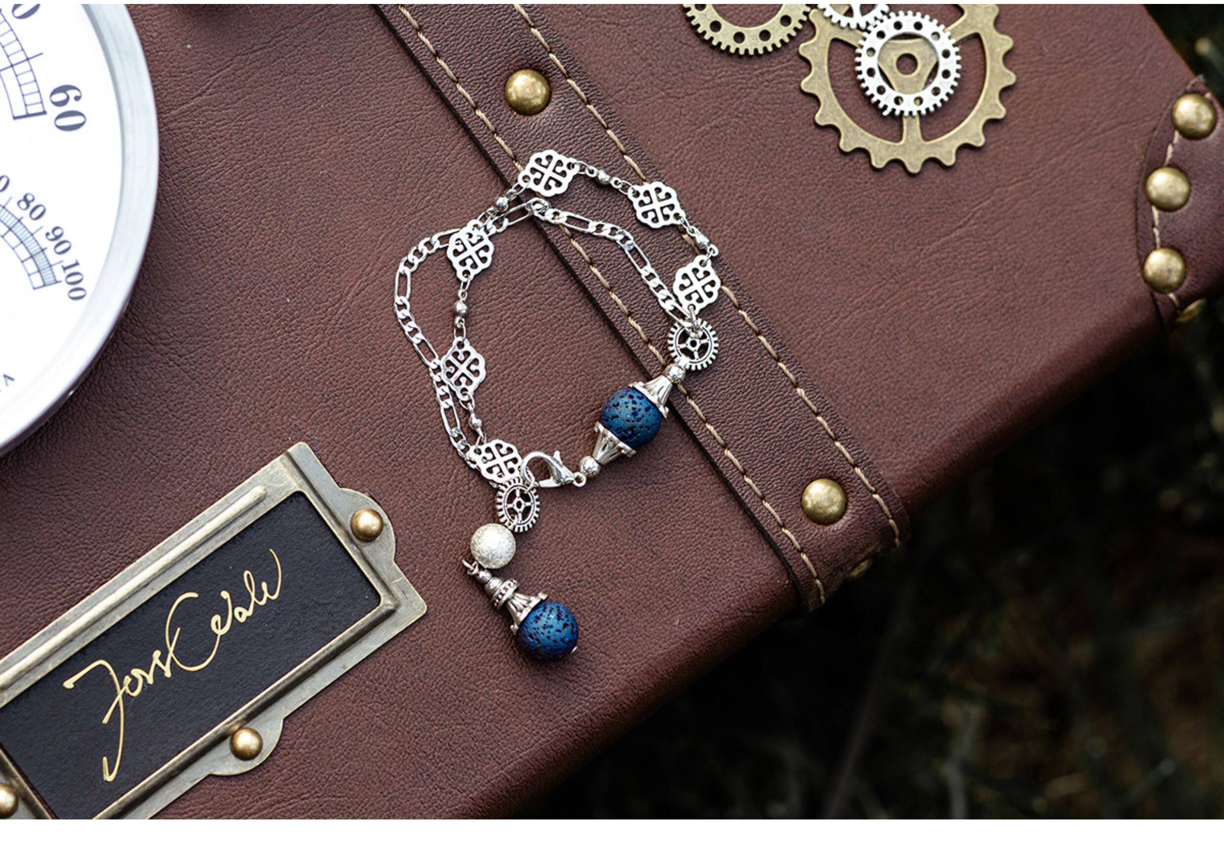 Lord of the Mysteries x Steamland Fors Spirit World Stone bracelet detail image 14
