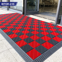 Outdoor floor mat Hotel door plastic carpet Door mat Waterproof outdoor non-slip door mat in front of the door