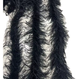 Многослойные зашифрованные смелые полоски-кисти из страусиных перьев, полоски-кисти из страусиных волос, танцевальная одежда, платье, модные аксессуары для одежды ручной работы «сделай сам»