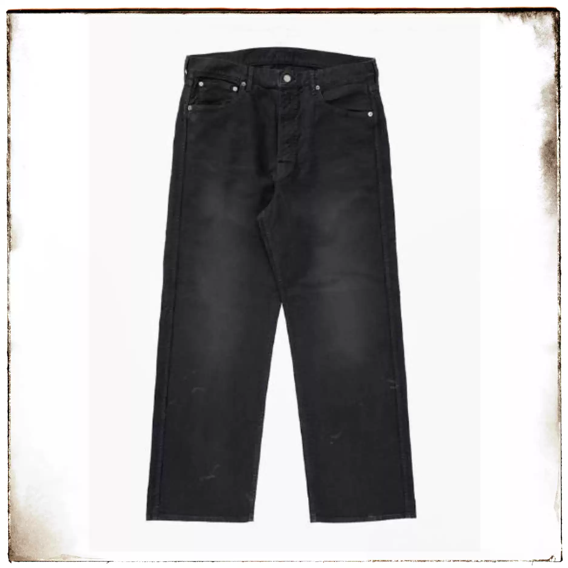 代购VISVIM 25AW EX WIDE CHINO PANTS CRASH破坏休闲裤男士宽松