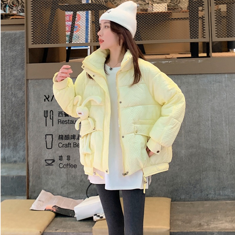 Short version down jacket women 2021 winter new Korean version fashion loose small man design sense niche light and thin coat