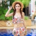 Bộ đồ bơi nữ ngọt ngào dễ thương mặc bikini hai mảnh đặt ngực nhỏ gợi cảm khay thép tụ tập chia áo tắm xuân nóng - Bikinis