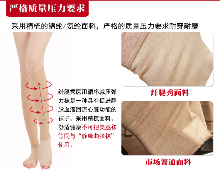 Chaussettes - collants manchon médical de veau - Ref 753919 Image 33