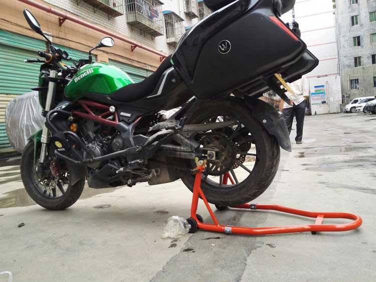 New nặng xe máy phía trước và phía sau bánh xe khung hỗ trợ khung đậu xe khung khung nâng khung nâng hạ thấp công cụ sửa chữa bộ dụng cụ sửa xe máy cơ bản