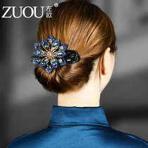 Hair hairclip shape fixed back of the head rhinestone grab clip headgear hair accessories elegant mother duckbill clip