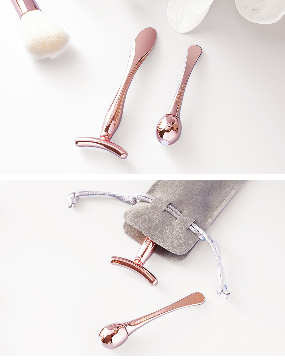 Fakeface Eye Massager Eye Cream Massager Lifting Beauty Eye Cream Application T / Round dán mí
