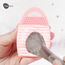 Fakeface wash egg makeup brush Soft elastic silicone does not hurt the brush cleaning tool with hook brushegg