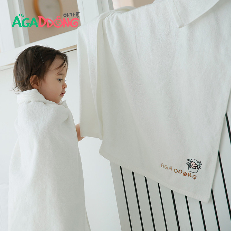 Agaddong baby bath towel bamboo fiber breathable water absorption bath towel children's towel quilt newborn baby blanket