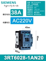 Контактор 3RT6028-1AN20 38A AC220V 1NO+1NC