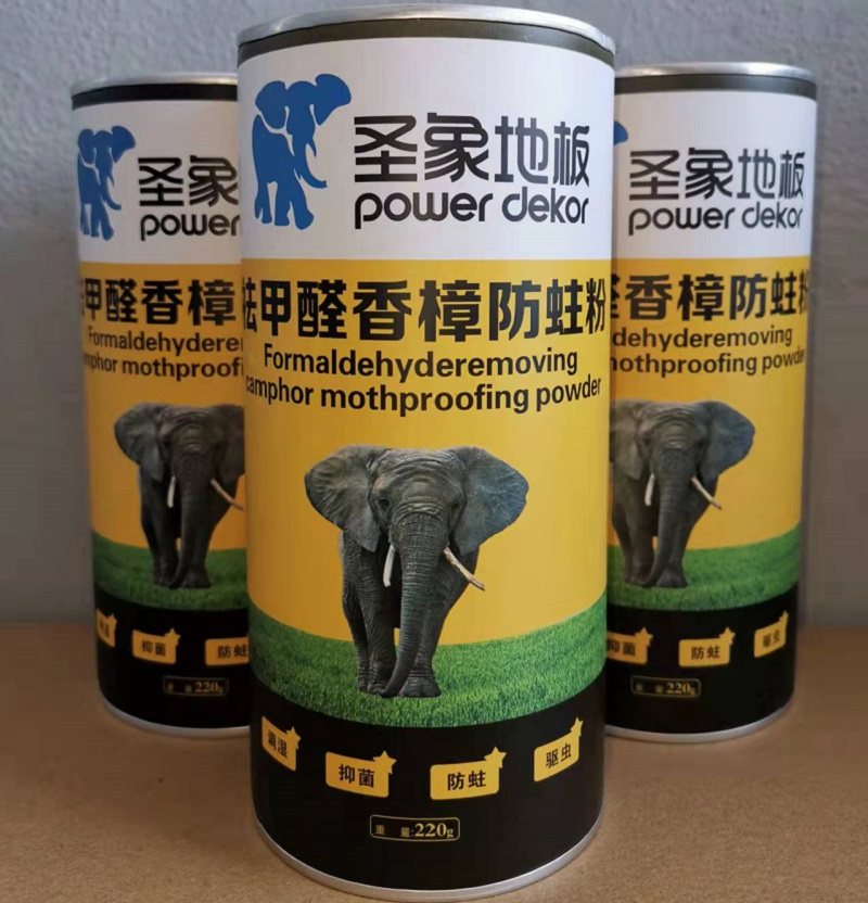 Holy elephant wood floor special natural camphor wood anti-moth powder solid wood composite floor anti-mildew anti-moth agent to remove formaldehyde