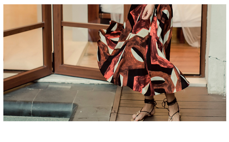 Váy boho 2019 mùa hè mới của phụ nữ váy đi biển bên bờ biển kỳ nghỉ lớn váy dài giảm béo - Váy chân váy cho người béo