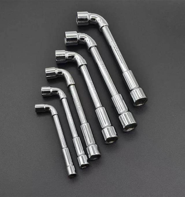 Type L Wrench Tobacco Fighting Wrench Elbow Wrench External Hexagon 7-Shaped Wrench Double Head Sleeve Wrench
