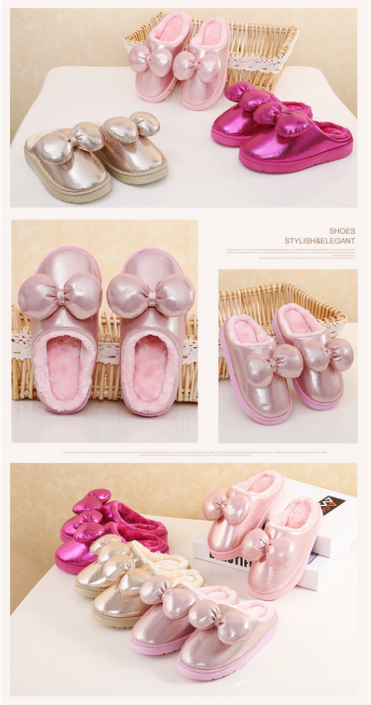 Pantoufles enfants en autre pour hiver - semelle caoutchouc naturel - Ref 1010649 Image 15