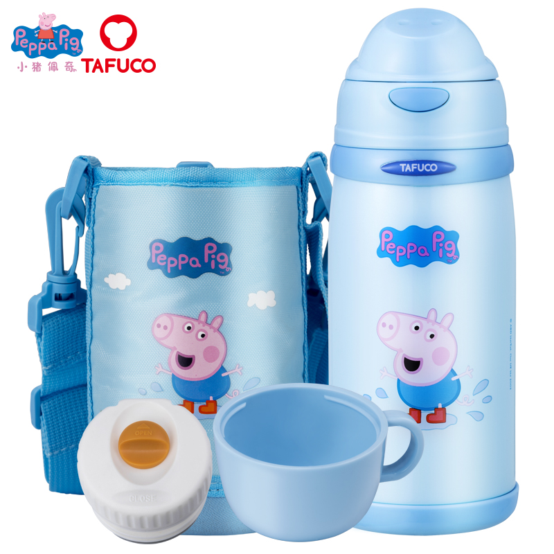 Active Products Genuine Piggy Piggy Children Insulation Cups Japan With Straw Cups Anti-Fall Nursery School Students